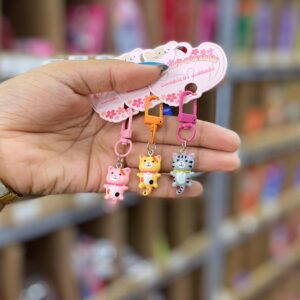 Chaveiro Pingente Charm Gatinhos Fofos - IMPORTADO - UND