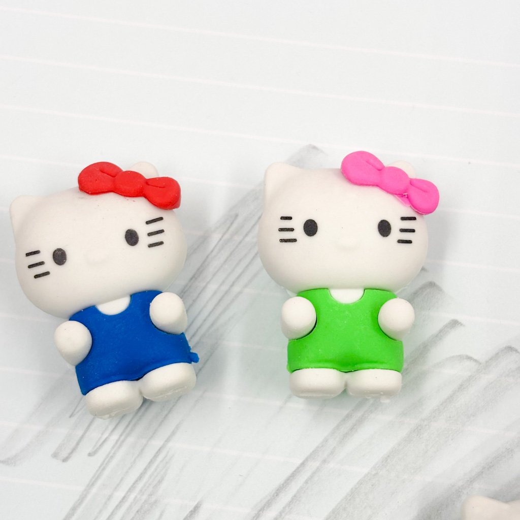 Borracha Fofa 3D Hello Kitty - IMPORTADO - UND