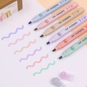 Marca Texto 6 Cores Patinhas Color