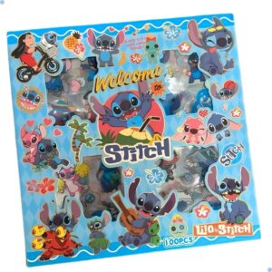 Caixinha Presenteável Adesivo Stitch 100 cartelas