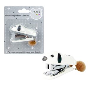 Mini Grampeador Dálmata Rabinho Pompom - FOFY - BLISTER 1 UND
