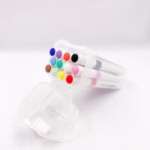 Marcador ACRÍLICO para COLORIR - MALETA 12 CORES