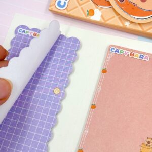 Caderninho Notas Adesivas c/ Velcro Capivara - 2 Und