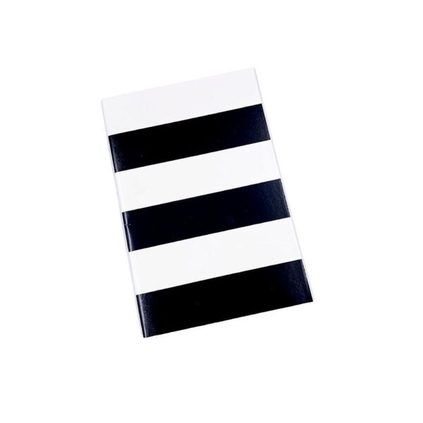 Caderno Grampeado Pautado 120X180mm Black BRW - Pacote c/4 Und