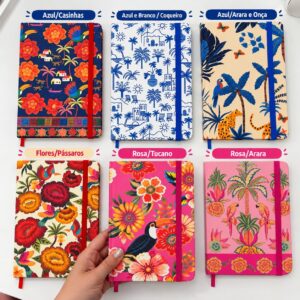Caderno Diário Brisa de Verão 13,7x20,3cm 80 Fls - IMPORTADO - UND