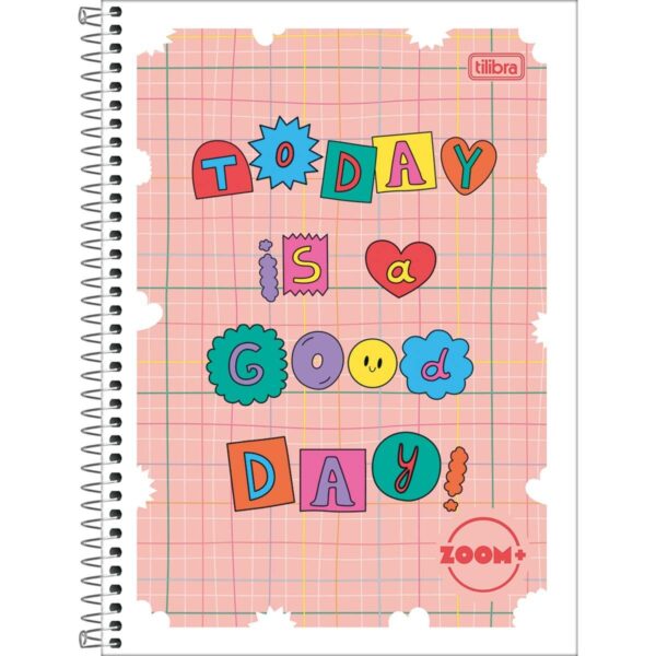 Caderno Espiral Capa Flexível Universitário 1 M Zoom+ Feminino 20x27,5cm 96 Fls - TILIBRA - UND