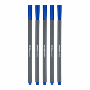 Caneta hidrográfica Fineliner 0.4mm AZUL BRW - CX 12 UND