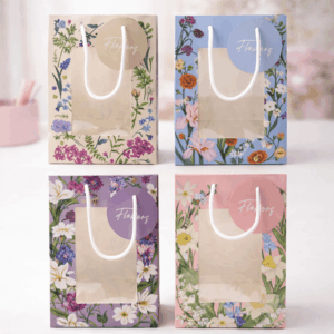 Embalagem Flores Transparente M 18x23x10 cm - IMPORTADO - UND