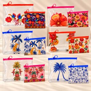 Kit 2 Necessaire Plástica Brisa de Verão 26x19,3x7,5cm - IMPORTADO - UND