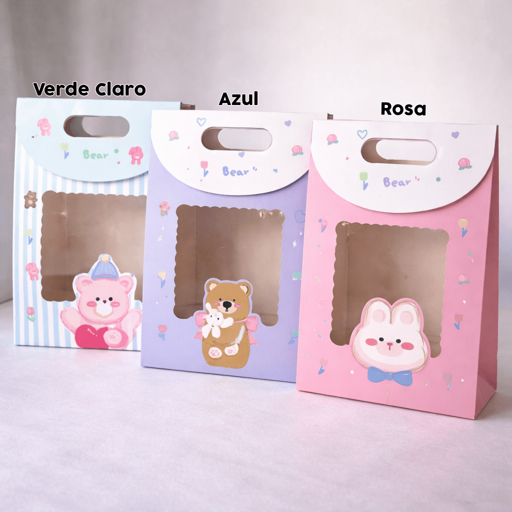 Embalagem Cute C/ Visor Bichinhos 26x19cm - IMPORTADO - UND