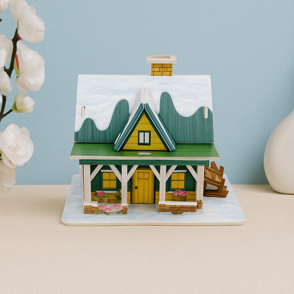 Bloco de Montar DIY 3D Casa - UND