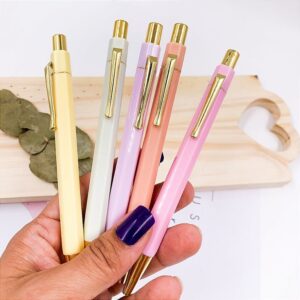Caneta Especial Pastel Dourada - Und