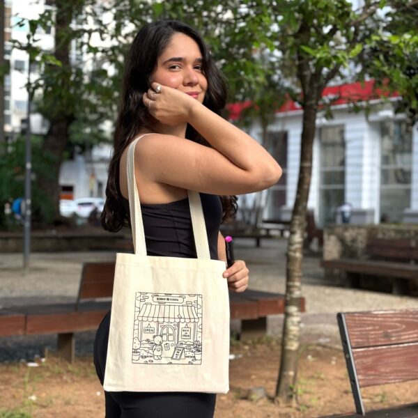 Ecobag para COLORIR Bobbie Goods - PIERRE - UND
