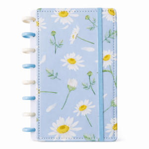 Caderno de Disco MARGARIDAS A5 80 Fls/8 discos -  15x21,2cm  - IMPORTADO - UND
