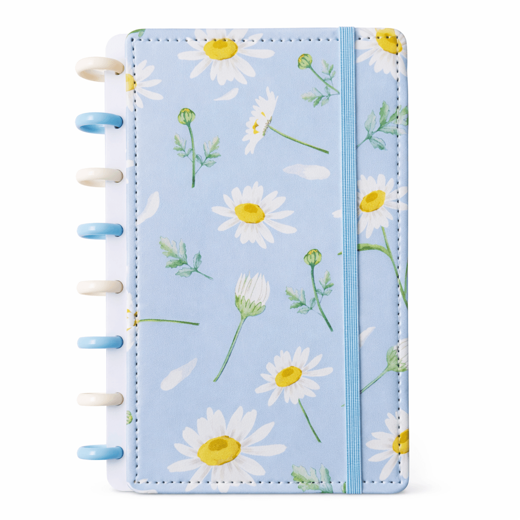 Caderno de Disco MARGARIDAS A5 80 Fls/8 discos -  15x21,2cm  - IMPORTADO - UND