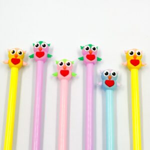 Caneta Fofa Coruja Love - PACOTE 6 UND