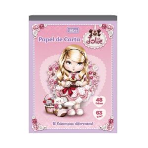 Caderno Colado Papel de Carta JOLIE 48 Fls - TILIBRA - UND