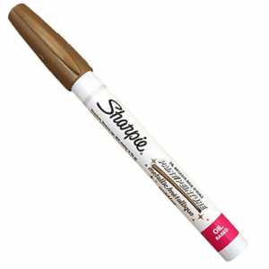 Marcador Permanente Oil Ultrafina Dourado SHARPIE - Blister 1 Und