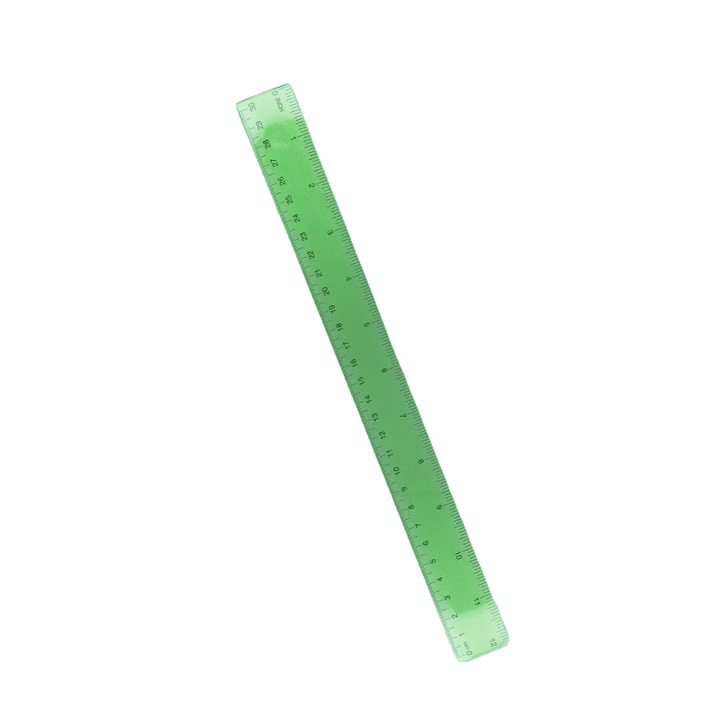 Régua Color 30 cm - KIT OFICIAL - CX 12 UND