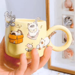 Pacote c/ 4 Cartelas Adesivo Gatinhos Cute - IMPORTADO - UND