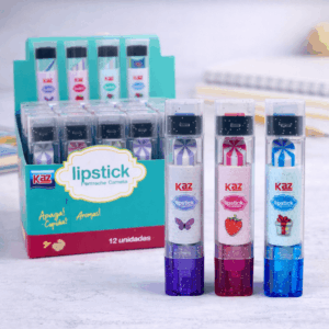 Borracha Fofa Batom Lipstick c/ Carimbo - KAZ - CX 12 UND