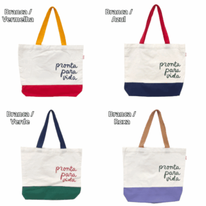 Ecobag Pronta para Vida G 35x41cm - FLORIE - UND