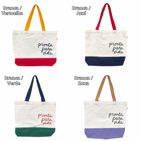 Ecobag Pronta para Vida G 35x41cm - FLORIE - UND