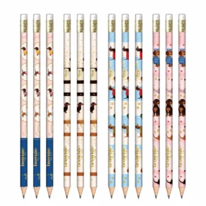 Lápis Redondo c/ Borracha N.2 Brownie The Dog - TILIBRA - PACOTE 12 UND