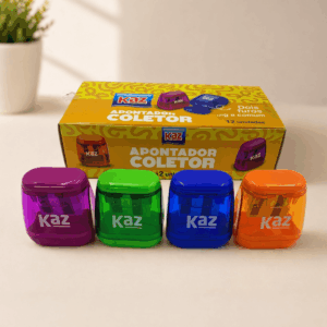 Apontador Coletor Color Sortido 2 Furos - KAZ - UND