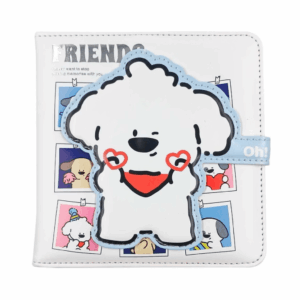 Mini Caderno LUXO c/ Fechamento Happy Doggy - IMPORTADO - UND