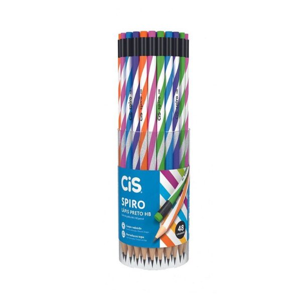 Lápis Preto HB Spiro CIS - POTE 48 UND