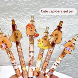 Caneta Clic Esferográfica Capivara - Pacote 4 Und
