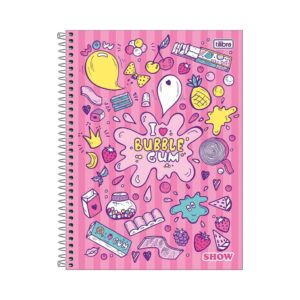 Caderno Espiral Capa Dura Universitário 1 M Show Feminino 20x27,5cm 80 Fls - TILIBRA - UND