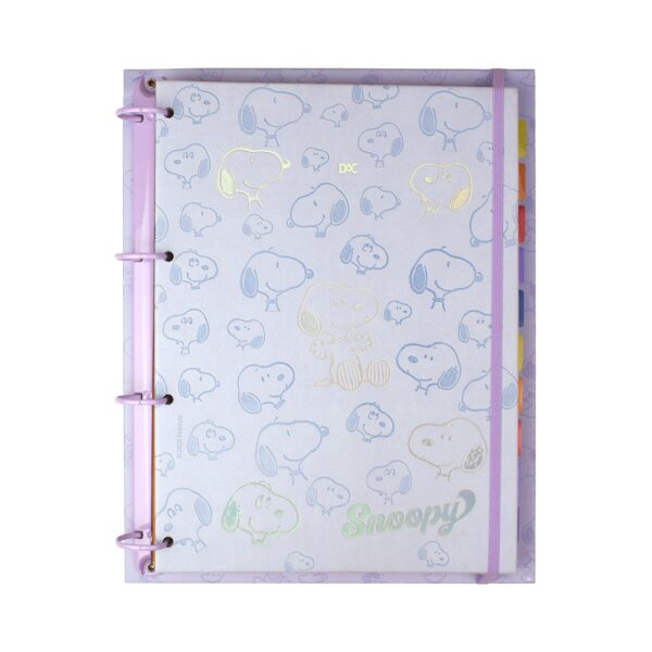 Fichário Universitário Capa em PU Snoopy 144 fls - DAC
