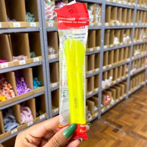 Marca Texto Neon Amarelo c/2 Und - YINS PAPER - BLISTER