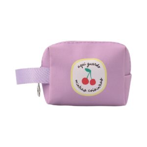 Bolsinha Porta-Moedas Lilás "AQUI GUARDO MINHAS COISINHAS" 10x5x7,5cm - FLORIE - UND