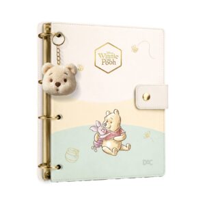 Fichário Colegial Capa em PU Ursinho Pooh 140 fls - DAC