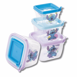 Conjunto 3 Potes Conect STITCH PLASÚTIL - 1 KIT