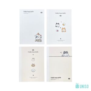 Caderno A6 Brochura Pautado Fluffy Paws 10,5x14,7cm - UNISO - UND