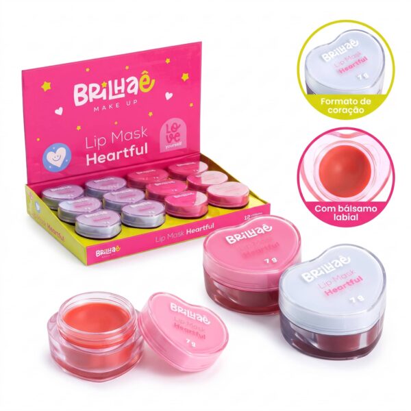 Make Lip Mask Heartful 7g - BRILHAE - UND
