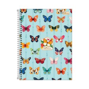 Caderno Espiral Capa Dura Universitário 1 M Bloom 20x27,5cm 80 Fls - TILIBRA - UND