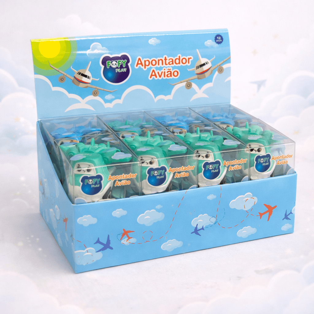 Apontador c/ Depósito Avião - FOFY - UND
