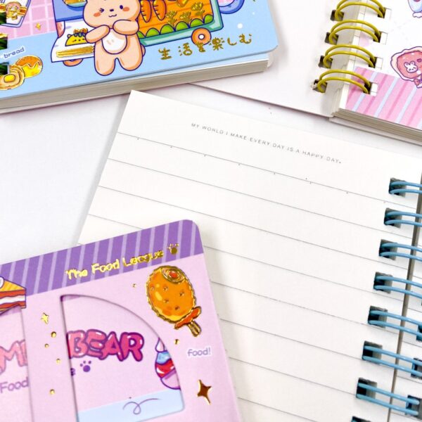 Mini Caderno A6 Gourmet Bear - UND