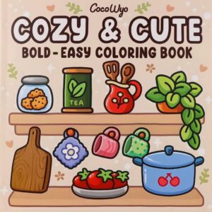 Livro de Colorir Cozy e Cute Coco Wyo ORIGINAL