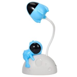 Luminária de Mesa Flexível USB Astronauta Lua
