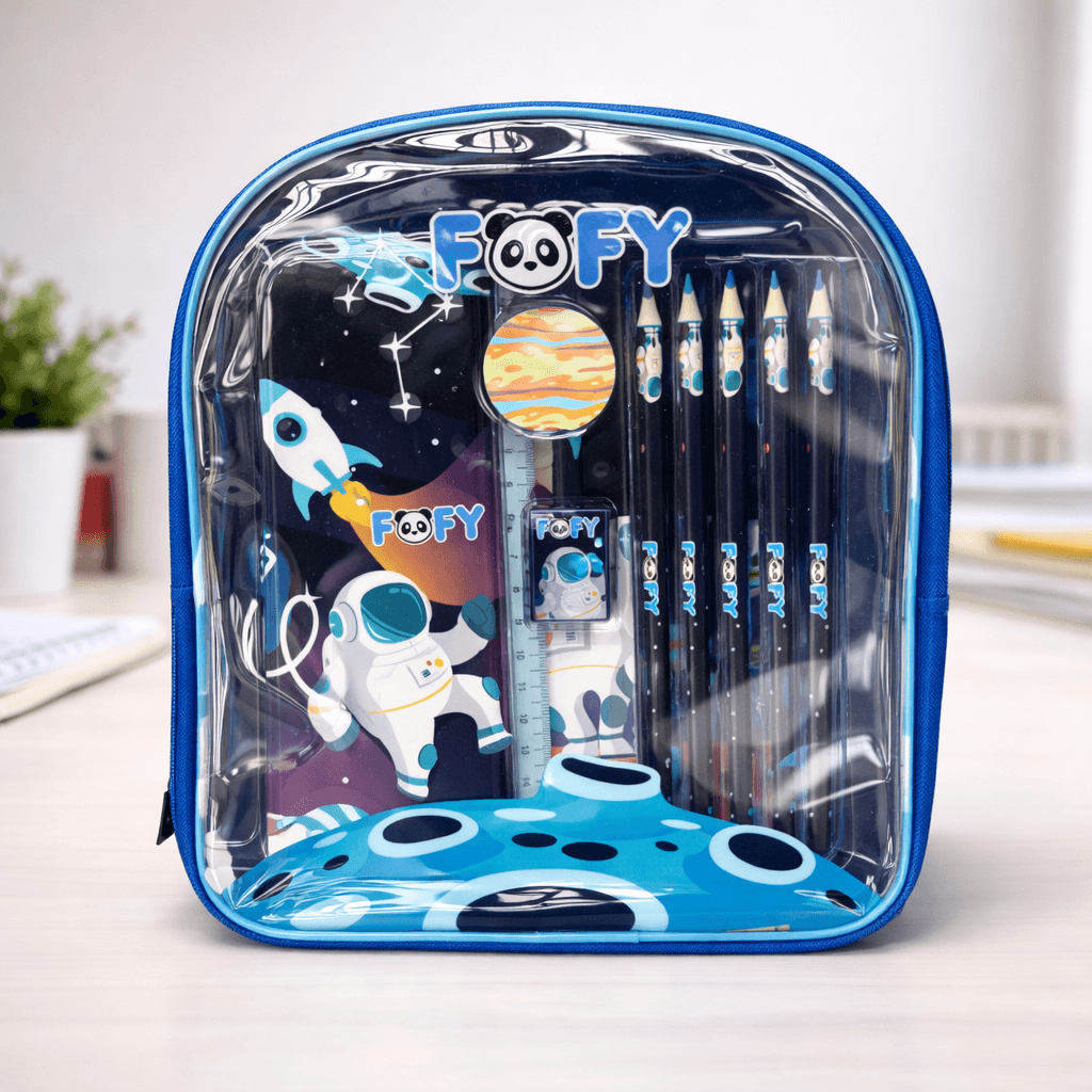 Kit Artístico Planet c/ Mochila 10 peças - FOFY - UND
