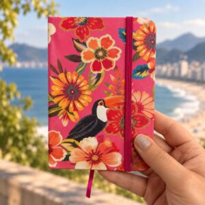 Caderneta Diária Brisa de Verão 9x13,5cm 80 Fls - IMPORTADO - UND