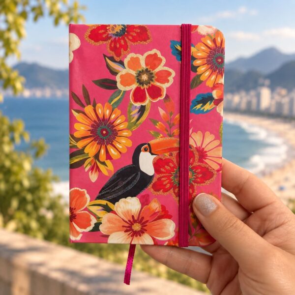 Caderneta Diária Brisa de Verão 9x13,5cm 80 Fls - IMPORTADO - UND
