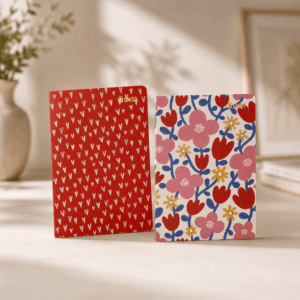 Caderno A5 Brochura SEM PAUTA Romantic 13,5cm x 20,5cm  32 fls - UNISO - UND