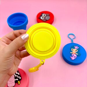 Copo Retrátil Silicone - Pacote 3 Und